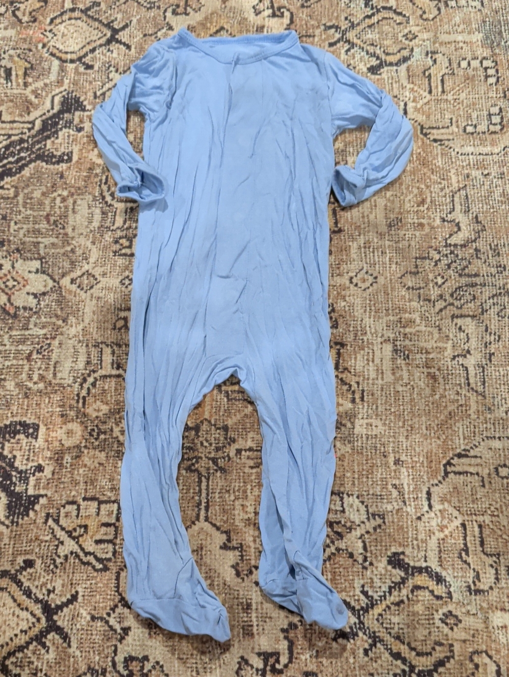 Magnetic Me Light Blue Footed One-Piece Pajama